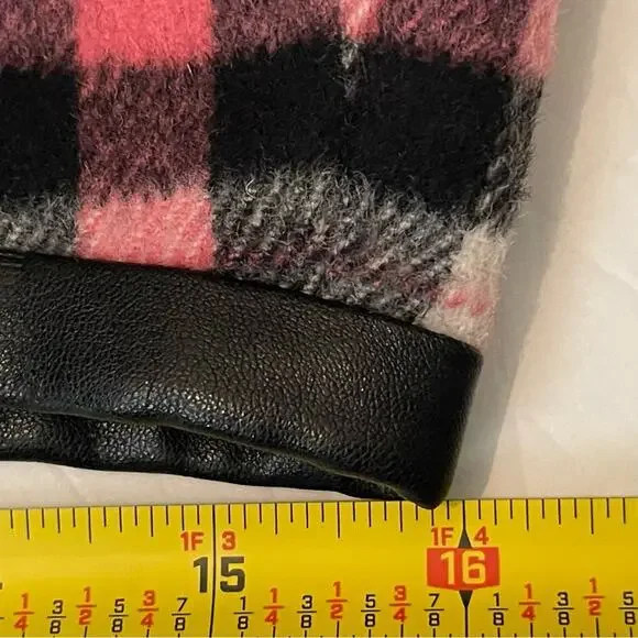 Talbots Pink Black Plaid Wool Blend Career Academia OfficeCore Skirt NWOT Size 8 - Picture 10 of 12